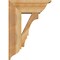 Ekena Millwork Balboa Traditional Rough Sawn Bracket w/ Offset Brace, Western Red Cedar, 8"W x 20"D x 28"H BKT0806X20X28BOA01RWR - alternate 4